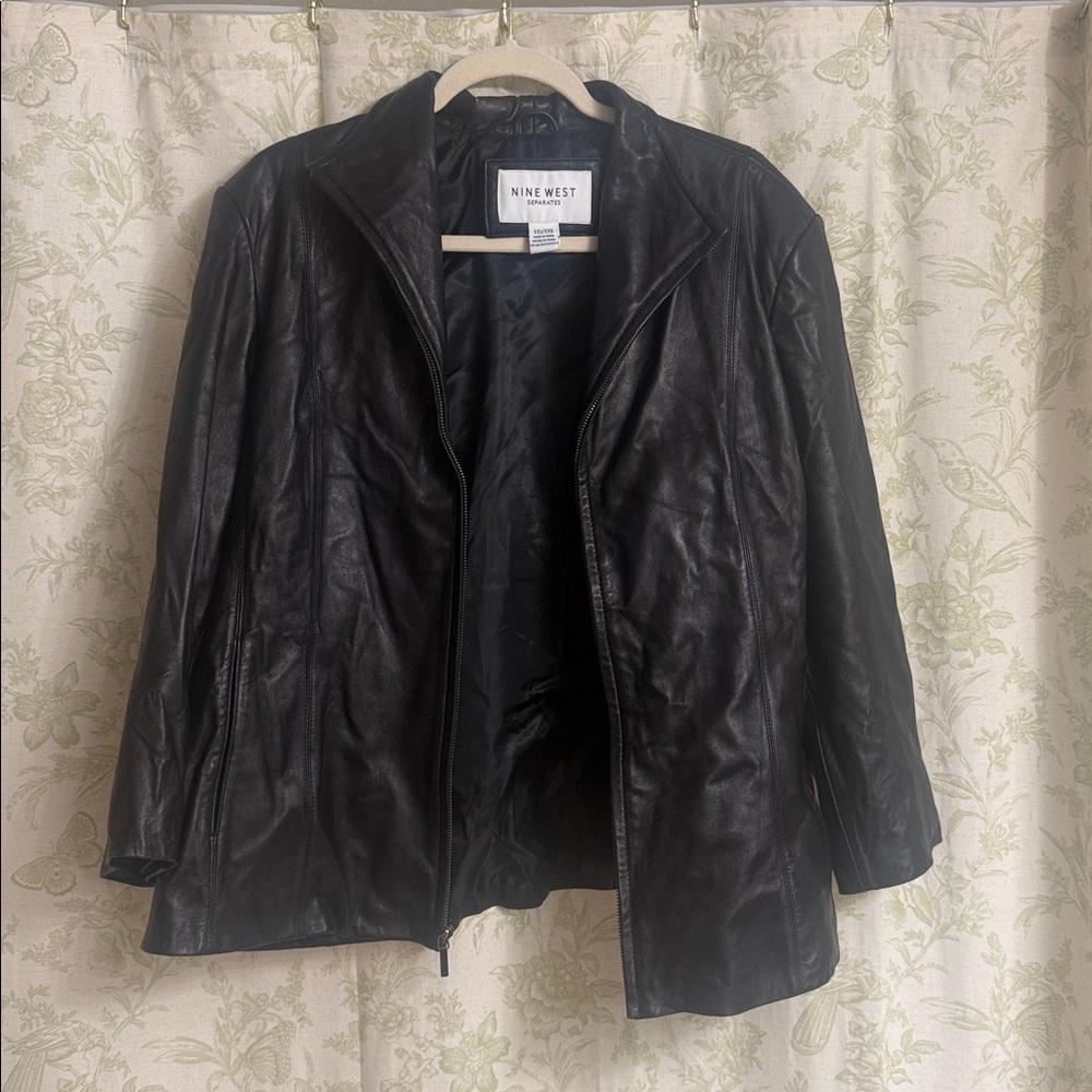 Nine West Leather Jacket